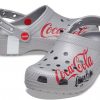 Sandały Crocs Coca Cola x Crocs Crossover Light X Outdoor na płaskim obcasie, sportowe, unisex, szare, 207220-030