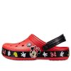 Sandały Crocs Crocband Cartoon Mickey Mouse, odporne na zużycie, unisex, czerwono-czarne, „Red Black” 204936-90H