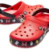 Sandały Crocs Crocband Cartoon Mickey Mouse, odporne na zużycie, unisex, czerwono-czarne, „Red Black” 204936-90H