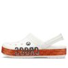 Sandały Crocs Crocband Logo Motion Unisex White Orange „White Orange” 206381-127 Sandały Crocs Crocband Logo Motion Unisex White Orange „White Orange” 206381-127
