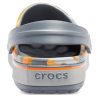 Sandały Crocs Crocband Printed w kolorze czarno-pomarańczowym, kamuflażowym „Black Orange” 205834-02Q