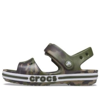 Sandały Crocs (GS) Bayaband „Marble Green Brown” 206816-3TC