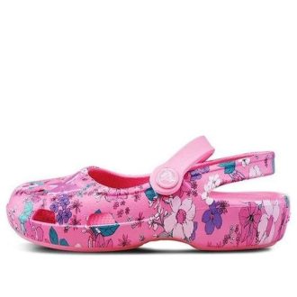 Sandały Crocs (GS) Classic Charm Mary Jane w kolorze różowo-fioletowym 206364-669