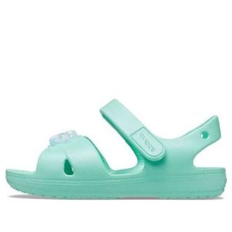 Sandały Crocs (GS) Classic Cross-Strap Charm w kolorze turkusowym 206947-3U3