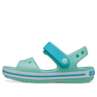 Sandały Crocs (GS) Crocband „Zielony Niebieski” 12856-3U3