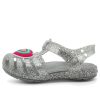 Sandały Crocs (GS) Isabella Glitter Flat Sandals „Grey Silver” 205038-040