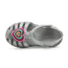 Sandały Crocs (GS) Isabella Glitter Flat Sandals „Grey Silver” 205038-040