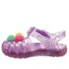 Sandały Crocs (GS) Isabella Glitter Flat Sandals „Purple Pink” 205038-518