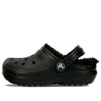 Sandały Crocs (GS) Lined Clog Outdoor w kolorze czarnym 207009-060