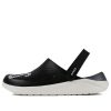 Sandały Crocs LiteRide LOGO Crocs Hollow Out Unisex Black „Black White” 205893-066