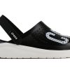 Sandały Crocs LiteRide LOGO Crocs Hollow Out Unisex Black „Black White” 205893-066