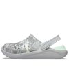 Sandały Crocs LiteRide Printing w kolorze szaro-zielonym 206491-3TO