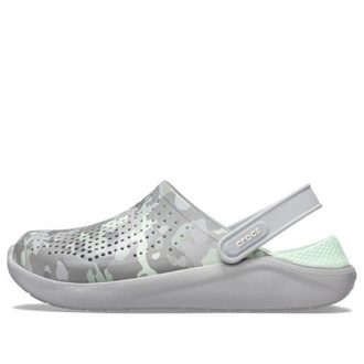 Sandały Crocs LiteRide Printing w kolorze szaro-zielonym 206491-3TO