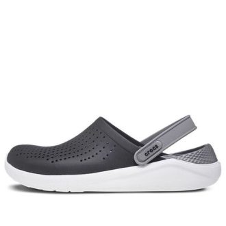Sandały Crocs LiteRide w kolorze czarnym, dymno-szarym, unisex, 204592-05M