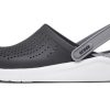 Sandały Crocs LiteRide w kolorze czarnym, dymno-szarym, unisex, 204592-05M