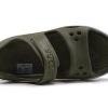 Sandały Crocs (PS) Flat Casual w kolorze zieleni wojskowej 14854-309