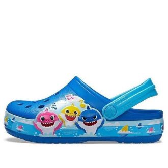Sandały Crocs (PS) Funny Shark Small Crocs Outdoor na płaskim obcasie, sportowe, niebieskie, 206704-4JL