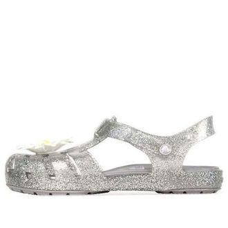 Sandały Crocs (PS) Isabella Charm Minimalistic Casual w kolorze srebrnym 205535-040