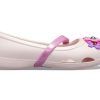 Sandały Crocs (PS) Lina Charm Flat Flowers Pale Pink 205529-6PI