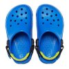 Sandały Crocs (PS) na płaskim obcasie w kolorze niebieskim 207011-4JL