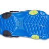 Sandały Crocs (PS) na płaskim obcasie w kolorze niebieskim 207011-4JL
