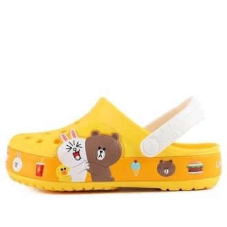 Sandały Crocs (PS) Small Crocs Beach Yellow 206028-730