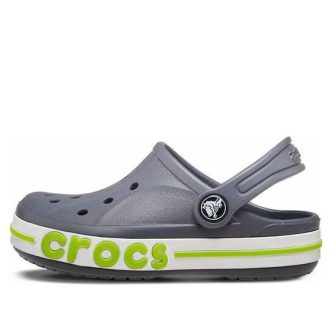 Sandały Crocs (PS) Small Crocs Outdoor Beach Sports w kolorze szaro-zielonym „Grey Green” 205100-025