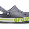 Sandały Crocs (PS) Small Crocs Outdoor Beach Sports w kolorze szaro-zielonym „Grey Green” 205100-025