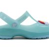 Sandały Crocs (PS) Small Crocs Outdoor Flat Heel Sports w kolorze lodowoniebieskim 205534-4O9