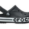 Sandały Crocs (PS) Small Crocs Outdoor na płaskim obcasie, plażowe, czarno-białe, „Black White” 205100-001