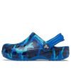 Sandały Crocs (PS) z nadrukiem kamuflażowym, niebieskie, plażowe, 205813-4JL