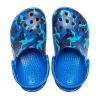 Sandały Crocs (PS) z nadrukiem kamuflażowym, niebieskie, plażowe, 205813-4JL