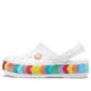 Sandały Crocs Rainbow Outdoor Beach Sports Big Boys White 207007-100