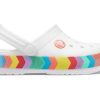 Sandały Crocs Rainbow Outdoor Beach Sports Big Boys White 207007-100