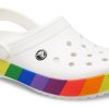 Sandały Crocs Rainbow White 206361-94S