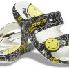 Sandały Crocs SmileyWorld x Classic „Czarno-białe” 207207-94S