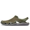 Sandały Crocs Swiftwater Mesh Wave w kolorze Army Green (205701-3TF)