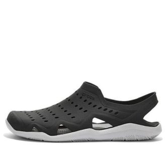 Sandały Crocs Swiftwater Wave „Wave Black Pearl White” 203963-069