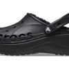 Sandały Crocs (WMNS) Baya Platform Lined Clog Sandals „Black” 208708-001