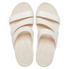 Sandały Crocs (WMNS) Boca Strappy Wedge w kolorze białym 207434-159