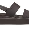 Sandały Crocs (WMNS) Brooklyn Croco Low Espresso w kolorze brązowym 208585-206