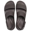 Sandały Crocs (WMNS) Brooklyn Croco Low Espresso w kolorze brązowym 208585-206