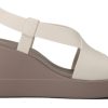 Sandały Crocs (WMNS) Brooklyn Lightweight Cement Gray w kolorze szarym (206222-16T)