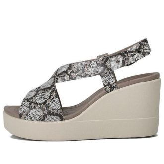 Sandały Crocs (WMNS) Brooklyn Thick Sole Gray „Gray” 206222-93T