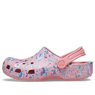 Sandały Crocs (WMNS) Classic Clog Liberty London Beach Pink 206447-9A5