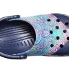 Sandały Crocs (WMNS) Classic Clog Liberty London Beach w kolorze głębokiego błękitu 206447-410