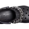 Sandały Crocs (WMNS) Classic Clog Retro Czarno-srebrne 206662-067