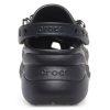 Sandały Crocs (WMNS) Classic Clog Retro Czarno-srebrne 206662-067