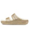 Sandały Crocs (WMNS) Classic Cozzzy Glitter „Multi Gold” 208124-93S