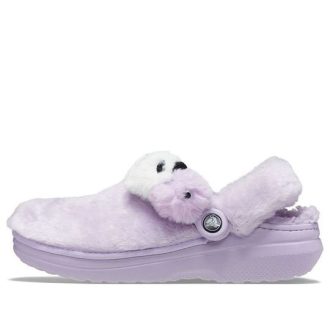 Sandały Crocs (WMNS) Classic Fur Sure Singles Day Clog „Lila” 208439-530